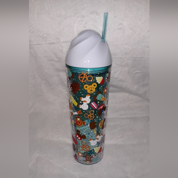 Disney Parks Mickey Snack treats snack time acrylic Tumbler with straw New